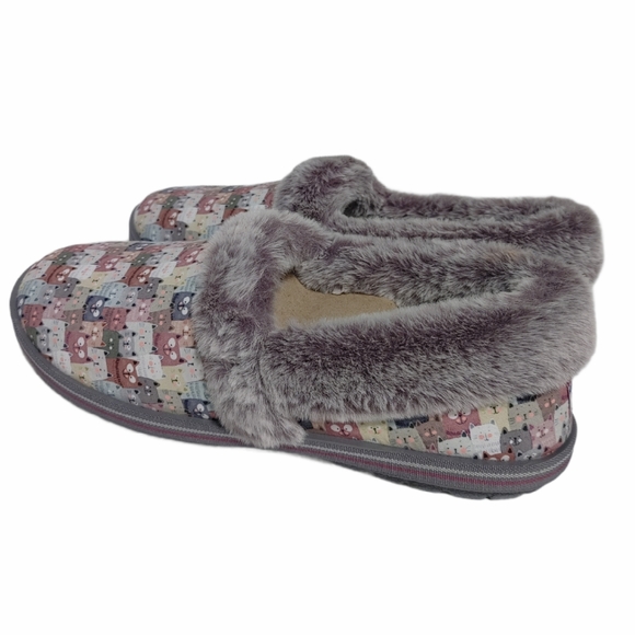 BOBS from Skechers Shoes Bobs Too Cozy Cuddled Up Slippers Cat